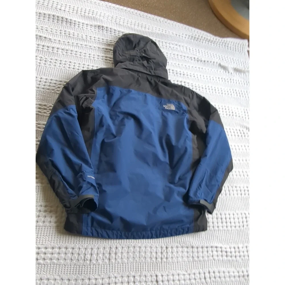 The North Face Hyvent 3 In 1 Jacket‎ Blue Gray Mens Sz Small Waterproof Ski